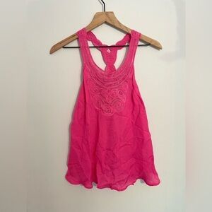 Saks 5th Avenue Outlet 100% Silk Shell Camisole - Fuschi